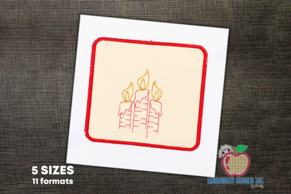 Beautiful Candle Blowing in Frame Embroidery Review