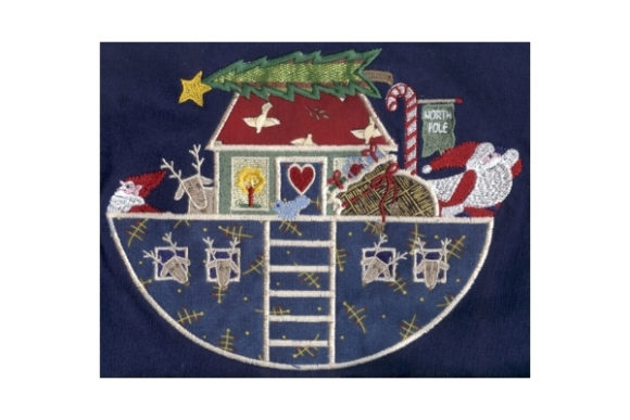 Santa's Ark Applique Review