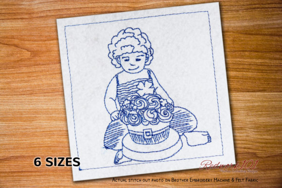 St Patricks Day Birthday Cake with Cute Girl Embroidery Review